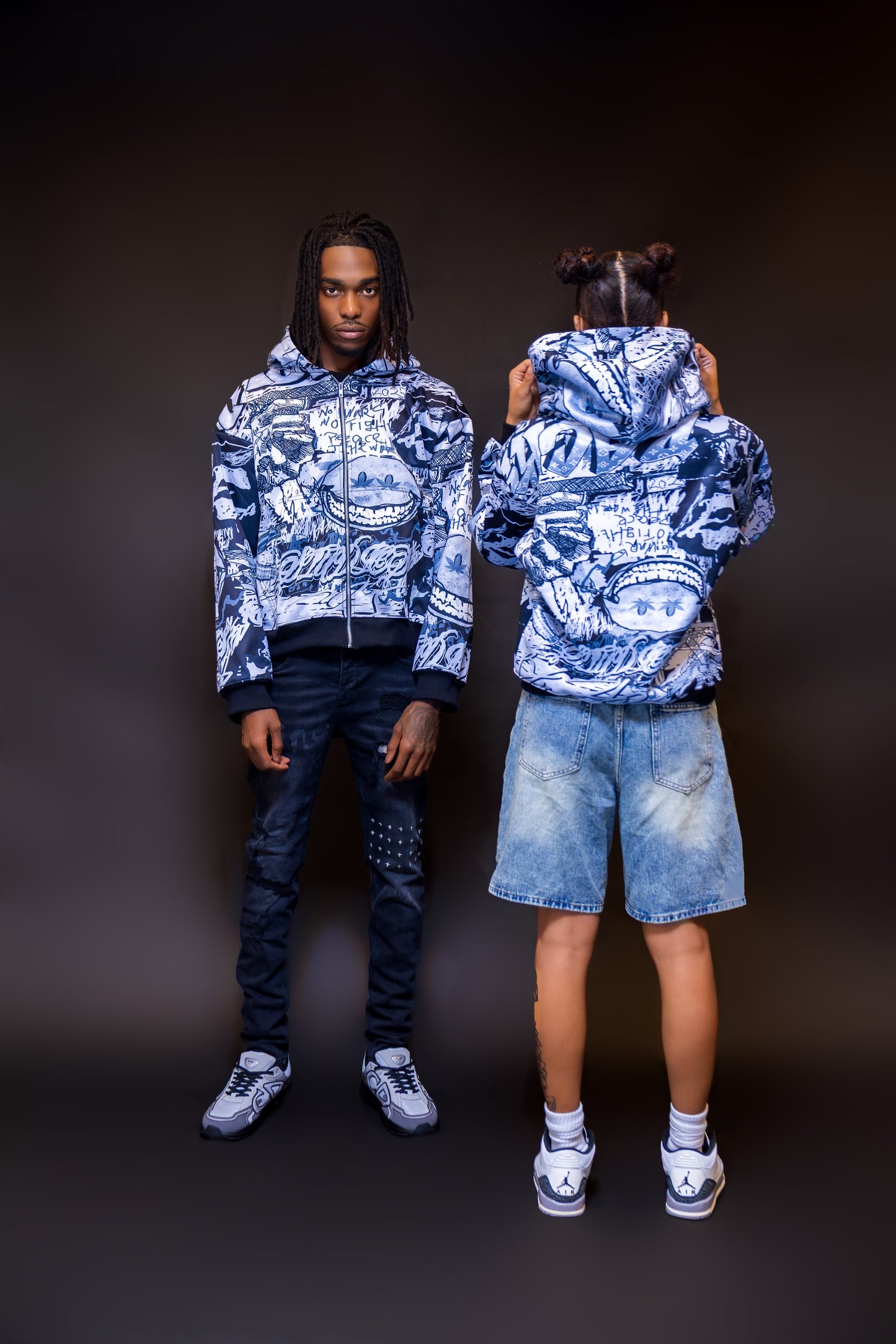 GRAFFITI JACKET GREY