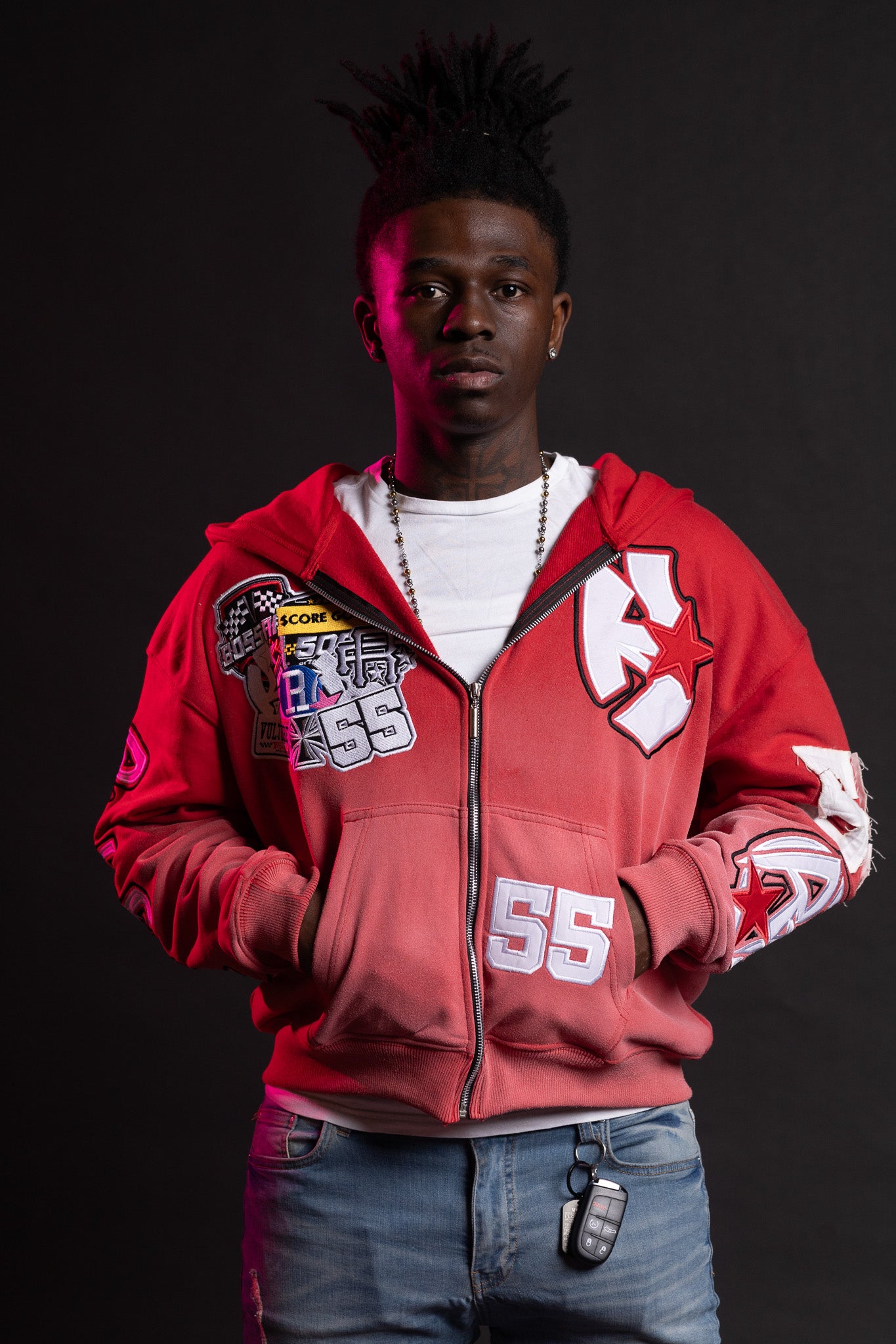 RED SCOREGOD JACKET